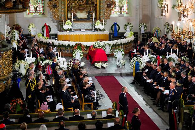 Funeral of Norway's King Harald in Oslo