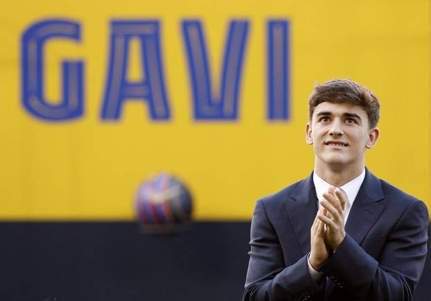 FC Barcelona's Gavi signs a new contract
