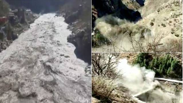 Odlomio se himalajski ledenjak u Indiji! Strahuje se da je 150 ljudi poginulo u lavini i bujici