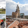 FOTO Kod Pule je počelo rušenje bespravno sagrađenih zgrada