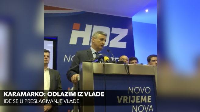Karamarko: Sutra ću odlučiti o Oreškovićevoj političkoj sudbini