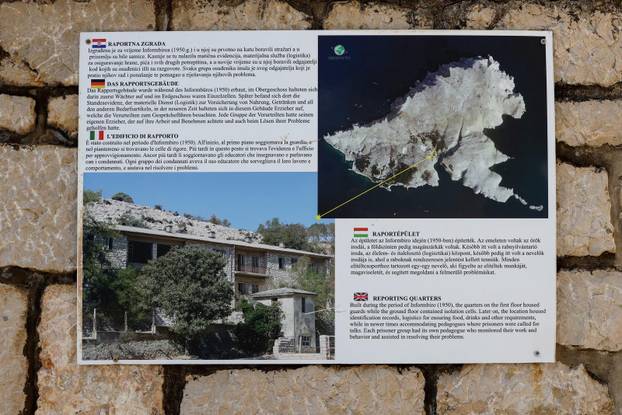 Goli otok je nekada bio zatvor za političke zatvorenike, koji je djelovao između 1949. i 1956.