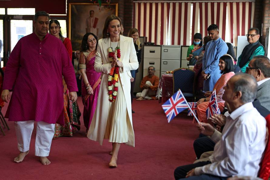 Britain's Catherine, Princess of Wales, visits Leicester