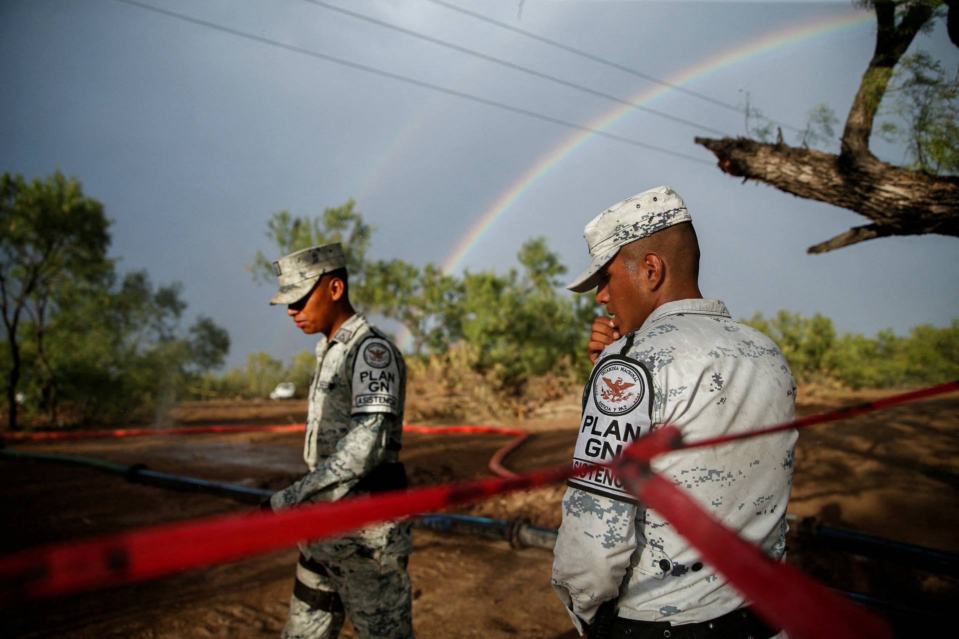 Rescue operation for miners trapped in a coal mine, in Sabinas