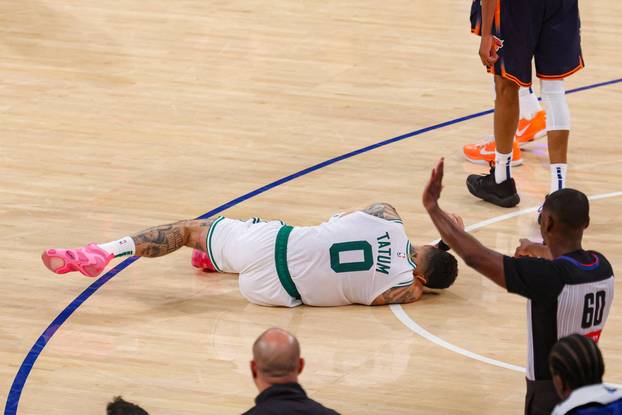 NBA: Playoffs-Boston Celtics at New York Knicks