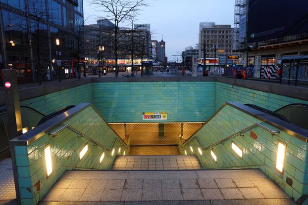 Trade union Verdi calls for a nationwide warning strike for higher wages and better working conditions, in Berlin