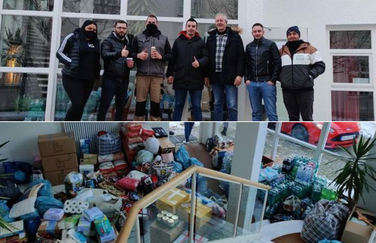 Iz Njemačke stiže još kombija i kamiona punih stvari: 'Čovjek je s dizalicom otišao za Petrinju'