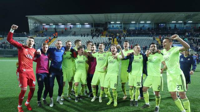 Koprivnica: Slavlje igraÄa Dinama nakon osiguranog naslova prvaka