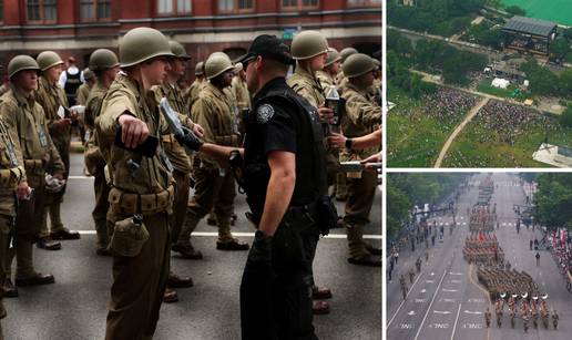 Tenkovi, robopsi i moćno oružje. Pogledajte galeriju Trumpove rođendanske vojne parade