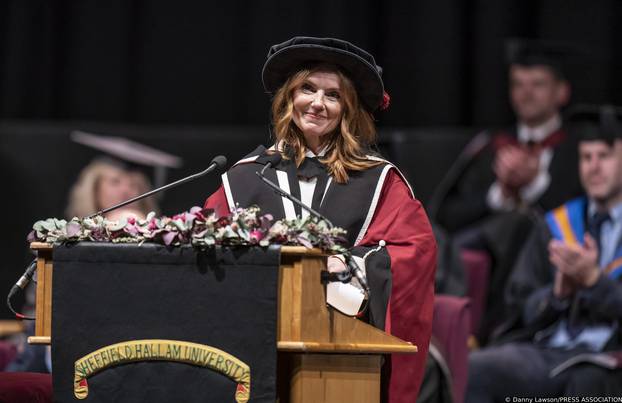 Geri Halliwell-Horner honorary doctorate