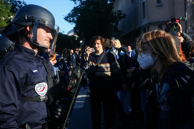 Nationwide day of student protests in France