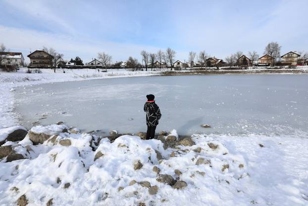 Sveta Nedelja: Zimska idila na jezeru Kipišće