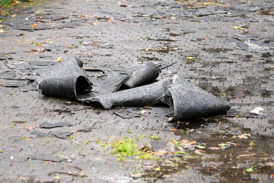 Zagreb: Usljed  jakog nevremena oštećen i Dom Dražena Petrovića