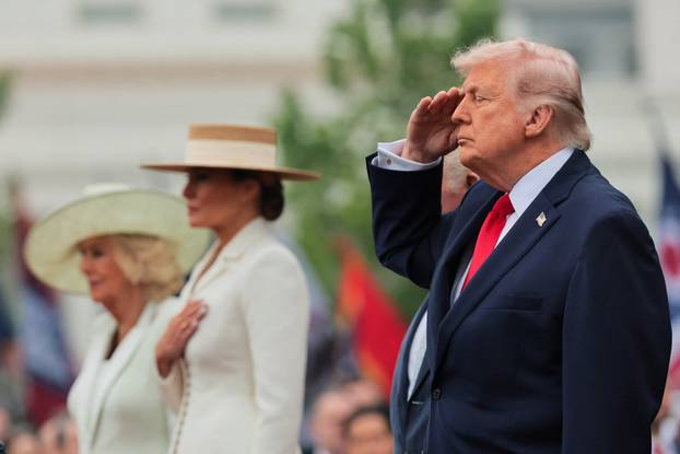 Britain's King Charles and Queen Camilla in the United States for state visit