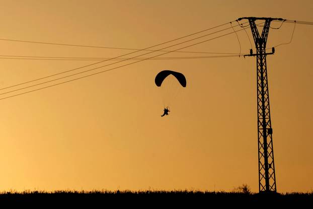 Hot air balloon fiesta above Hradec Kralove city