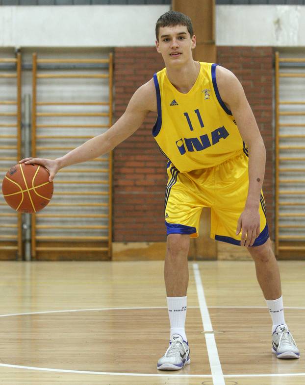 Zagreb: Dominik Mavra, Dario Šari? i Mario Hezonja, juniori KK Zagreb CO