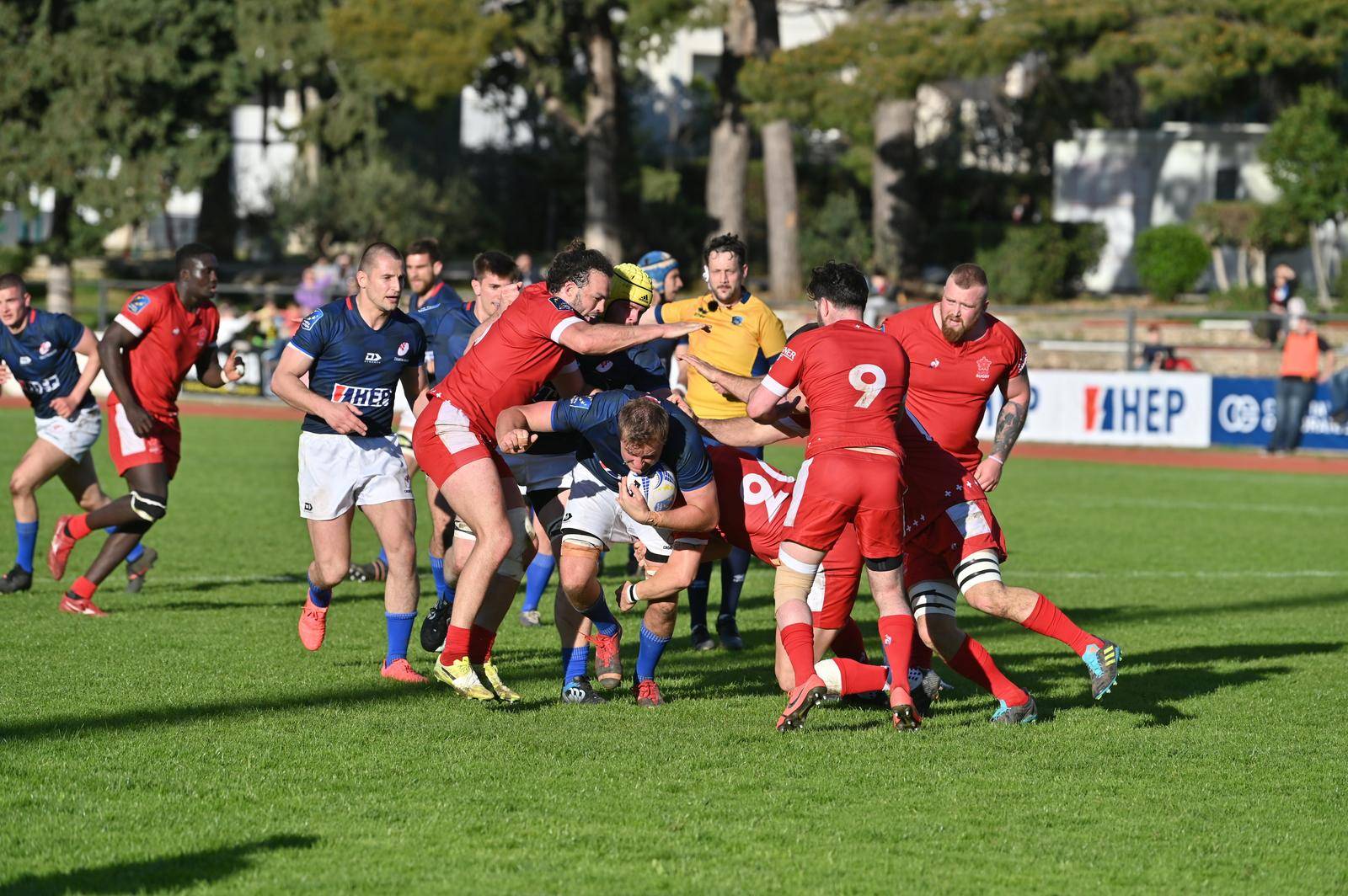 Makarska: Ragby Trophy divizija: Hrvatska - Švicarska