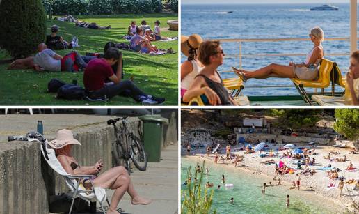 FOTO Vrućine ne prestaju: Na jugu temperature idu do 36 °C! Pogledajte stanje po gradovima
