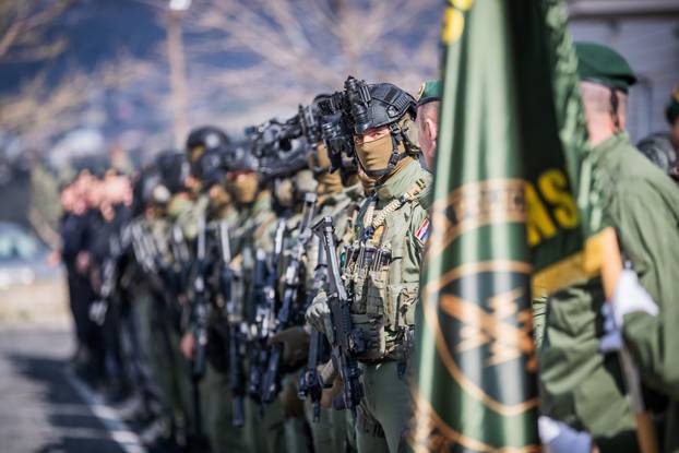 Split: Proslava 35 godina od osnutka postrojbe Specijalne jedinice Policije  BATT Split