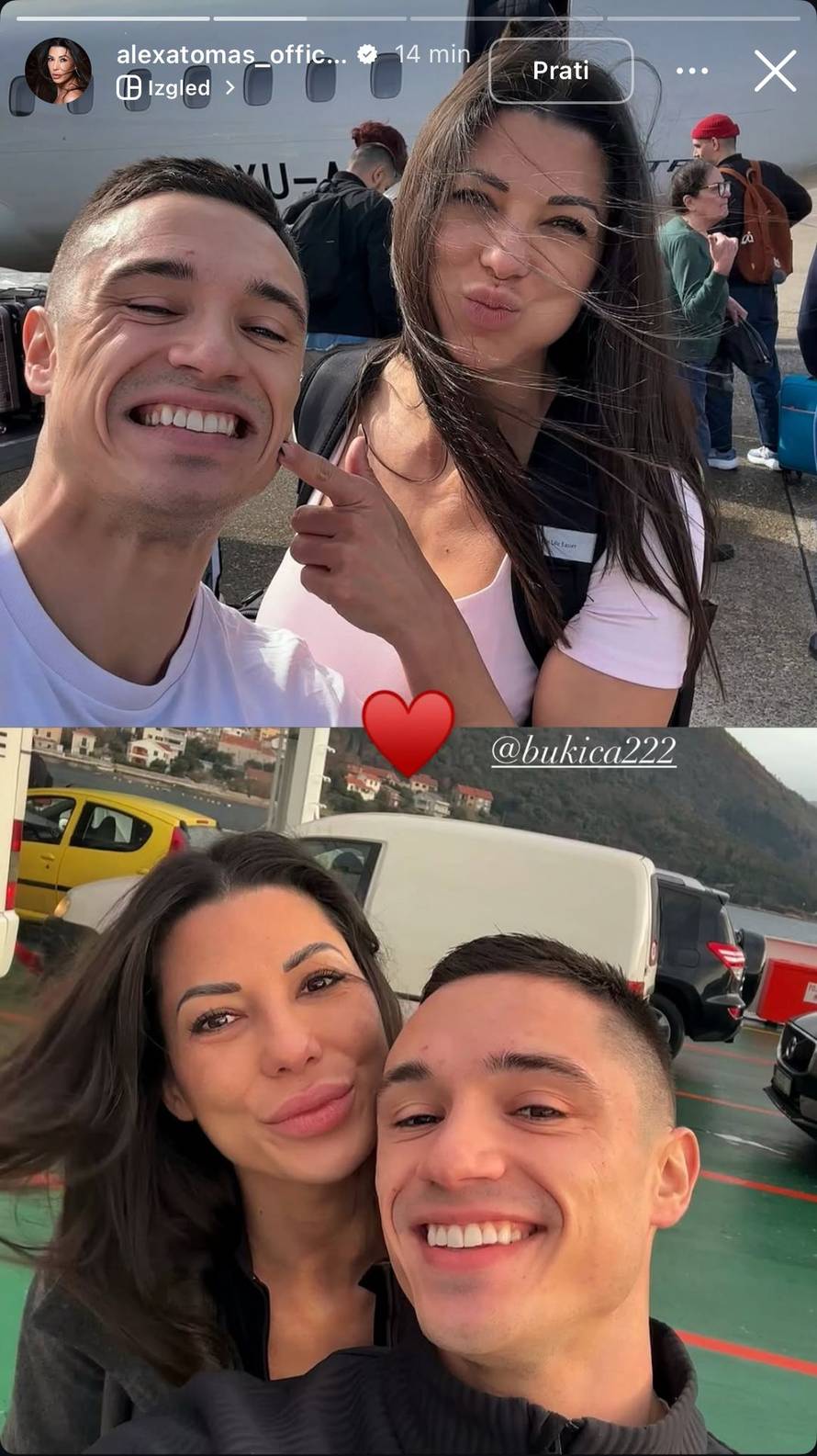 Alexa iz filmova za odrasle i sin bivšeg predsjednika Hajduka objavili zajedničke fotke i video