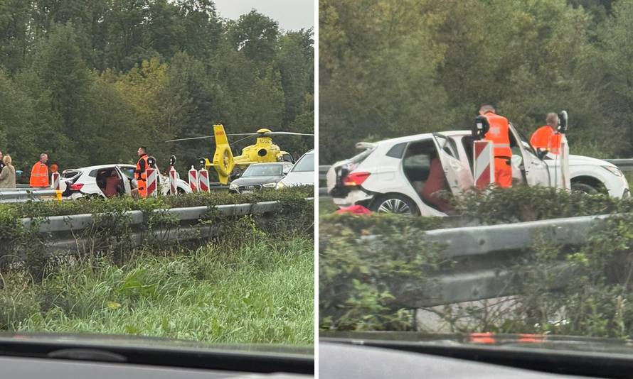Teška nesreća na A1:  Sudarila se dva auta, ozlijeđeno troje ljudi