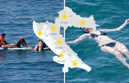 Hrvatsku zahvatio snažan val vrućine: Temperature idu do 39 stupnjeva, evo gdje je najgore!