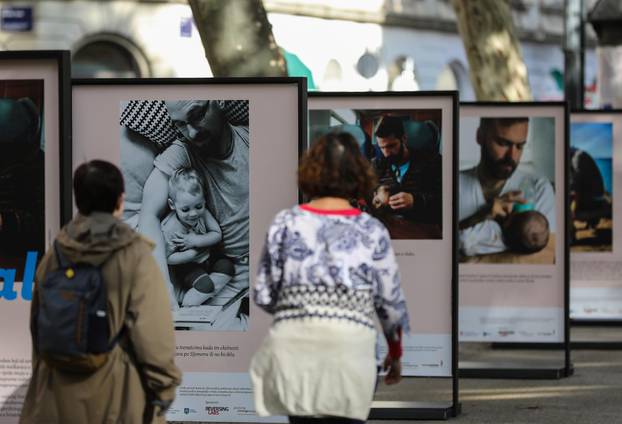 Zagreb: Na Zrinjevcu postavljena izložba "Festival tata"