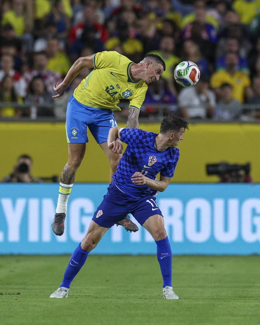 Soccer: International Mens Friendly-Croatia at Brazil