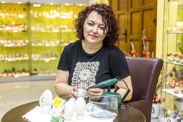 Županja: Amalija Romić radi unikatne uskršnje ukrase