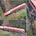 Drama na tračnicama: Stijena pala na prugu, a vlak odsklizao!