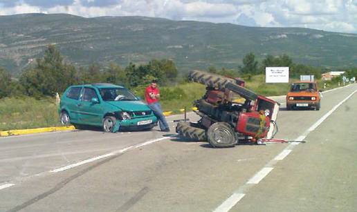 Preticao traktor i udario u njega jer je on skretao