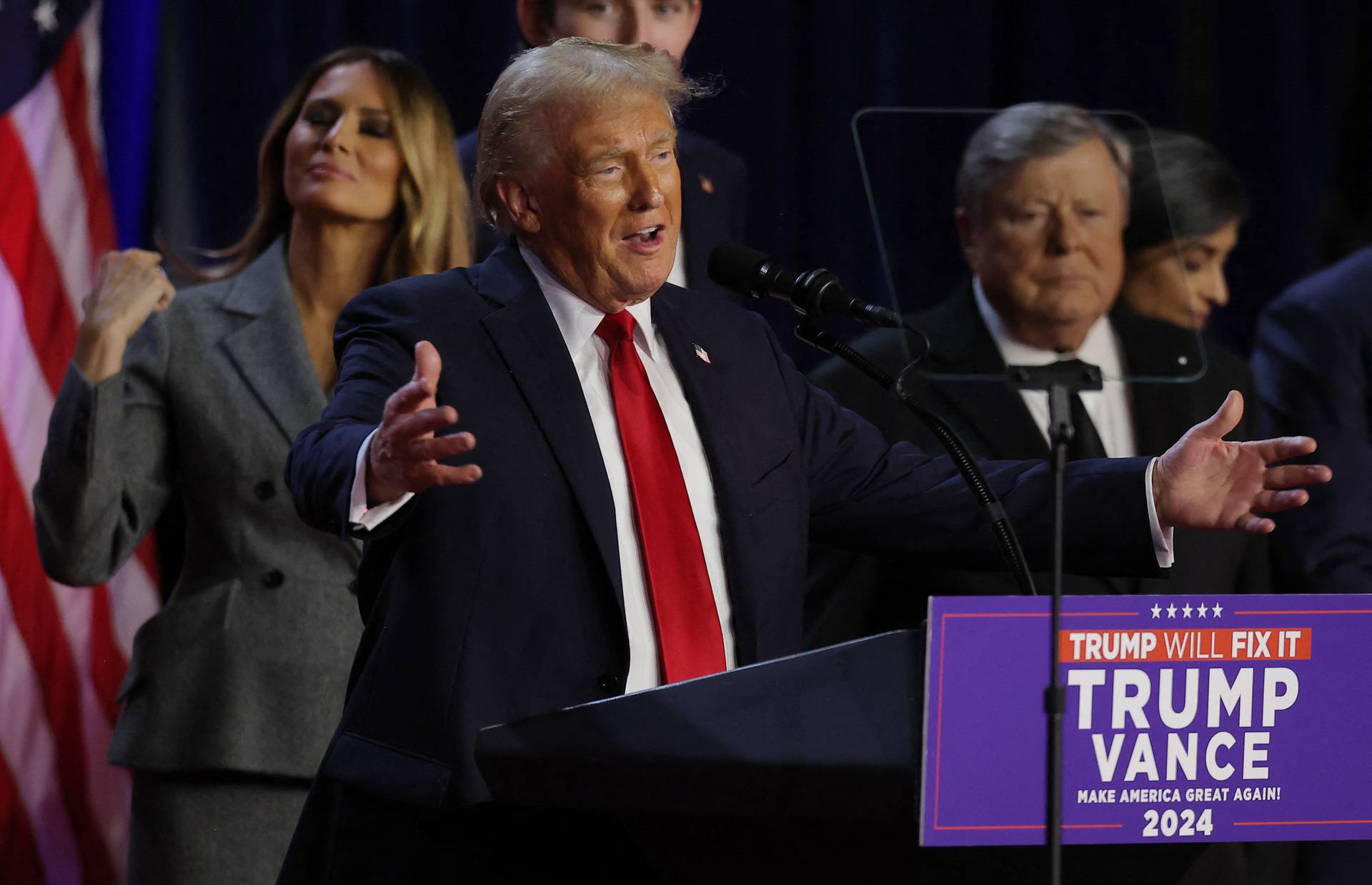 2024 U.S. Presidential Election Night, at Palm Beach County Convention Center, in West Palm Beach, Florida