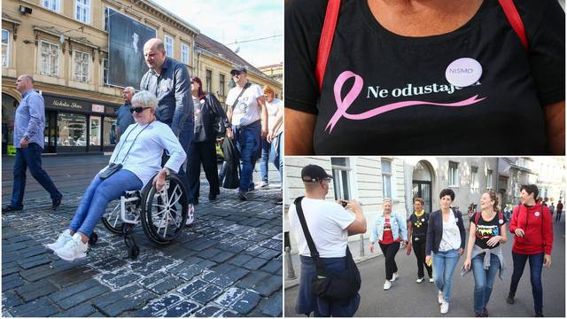 Brojni građani pridružili se šetnji Zagrebom u sklopu akcije 'Nisi sama - hodaj s nama'