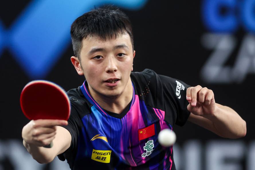 WTT Contender Zagreb 2025., finale muški, Tomokazu Harimoto, Japan - Chen Yuanyu, Kina.