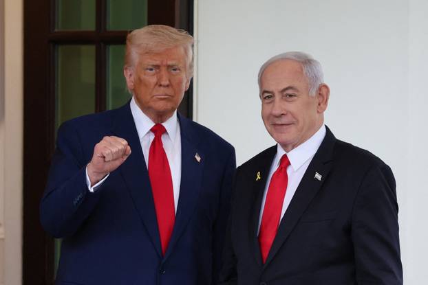 U.S. President Trump meets Israeli PM Netanyahu in Washington