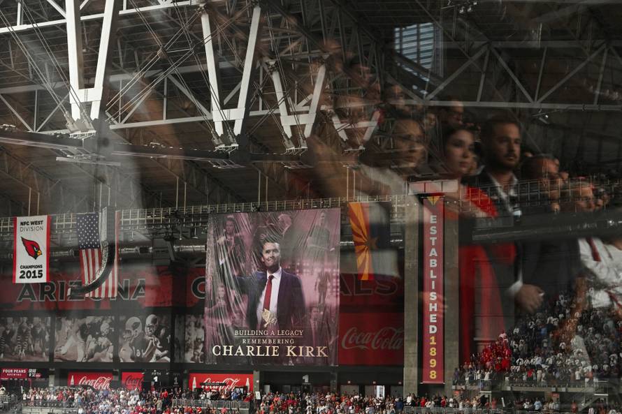 Memorial service for slain conservative commentator Charlie Kirk, in Glendale