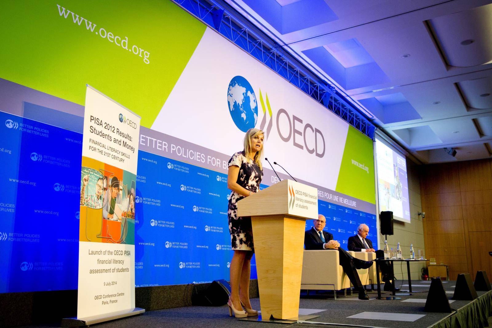 Queen Maxima launches OECD PISA report