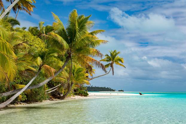 Aitutaki Polynesia Cook Island tropical paradise view