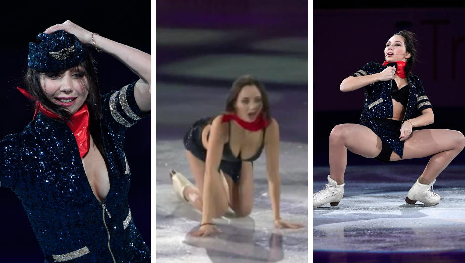 Od ovog nastupa se topi i led: Ruska klizačica izvela striptiz