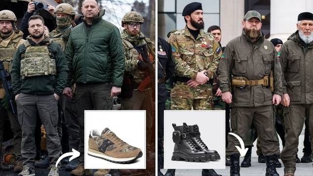 Čečen Kadirov nosi Pradu od 11.000 kn, a zbog Zelenskog svi guglaju tenisice za 600 kuna