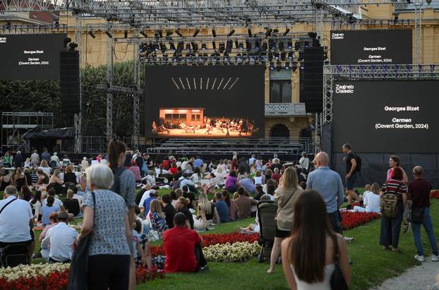 Zagreb: U sklopu Zagreb Classica na Tomislavcu prikazana je opera "Carmen"