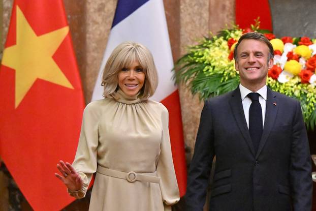 French President Macron visits Vietnam