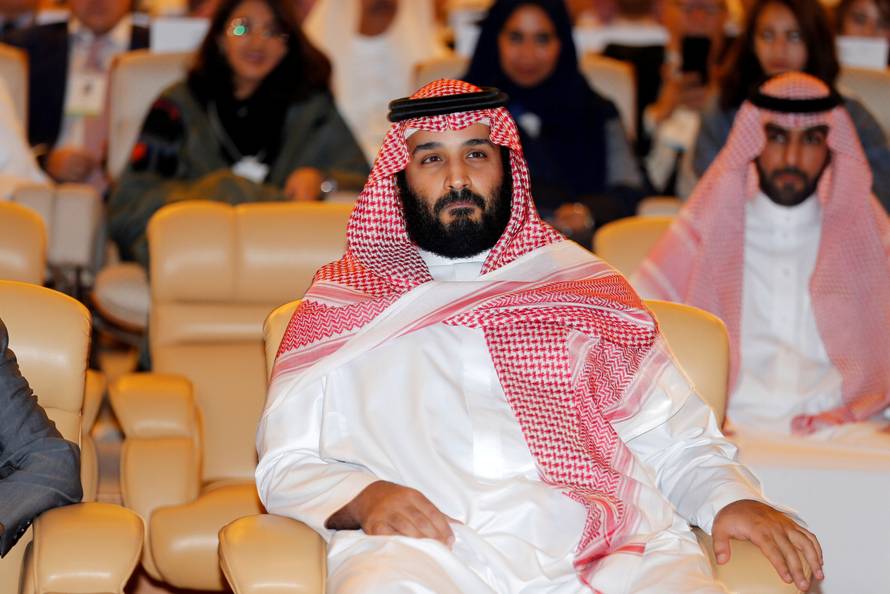 FILE PHOTO: Saudi Crown Prince Mohammed bin Salman, attends the Future Investment Initiative conference in Riyadh