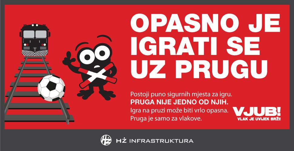 Uz žapca Andriju sigurno na putu do škole: oprez u blizini željezničke pruge!