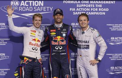 Webberu pole-position u Abu Dhabiju, Vettel kreće drugi...