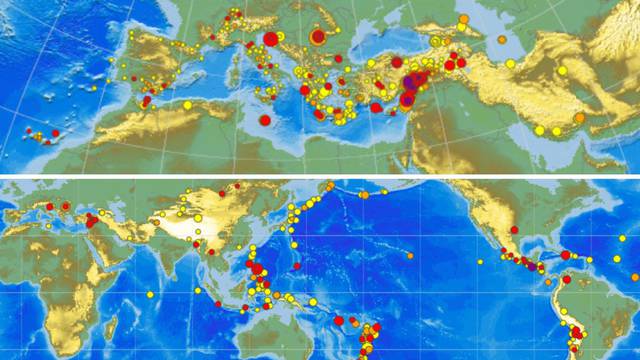Pogledajte kartu potresa: Evo gdje se sve treslo tlo u zadnjih tjedan dana. Tu je i Hrvatska...