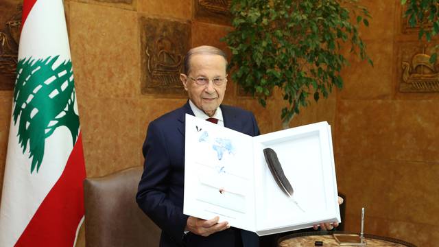 Libanonski predsjednik primio Klepetanovo pero: Dirnut sam