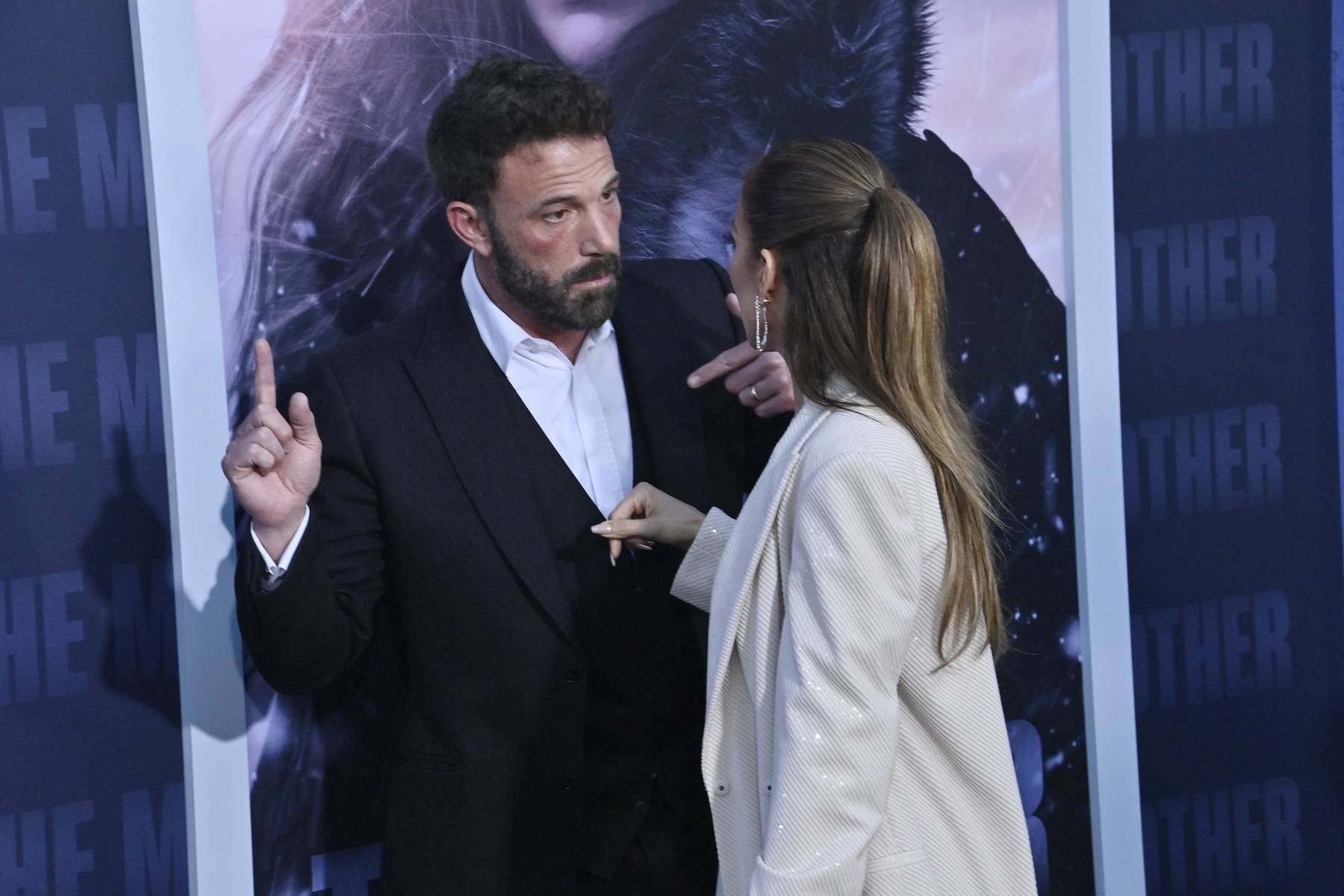 Jennifer Lopez and Ben Affleck Attend "The Mother" Premiere in Los Angeles