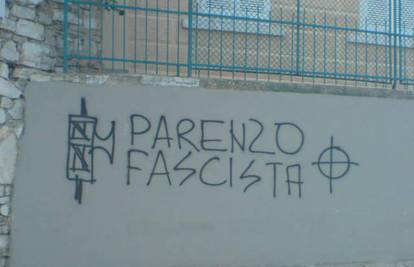 Na zidu škole u Poreču osvanuli fašistički grafiti