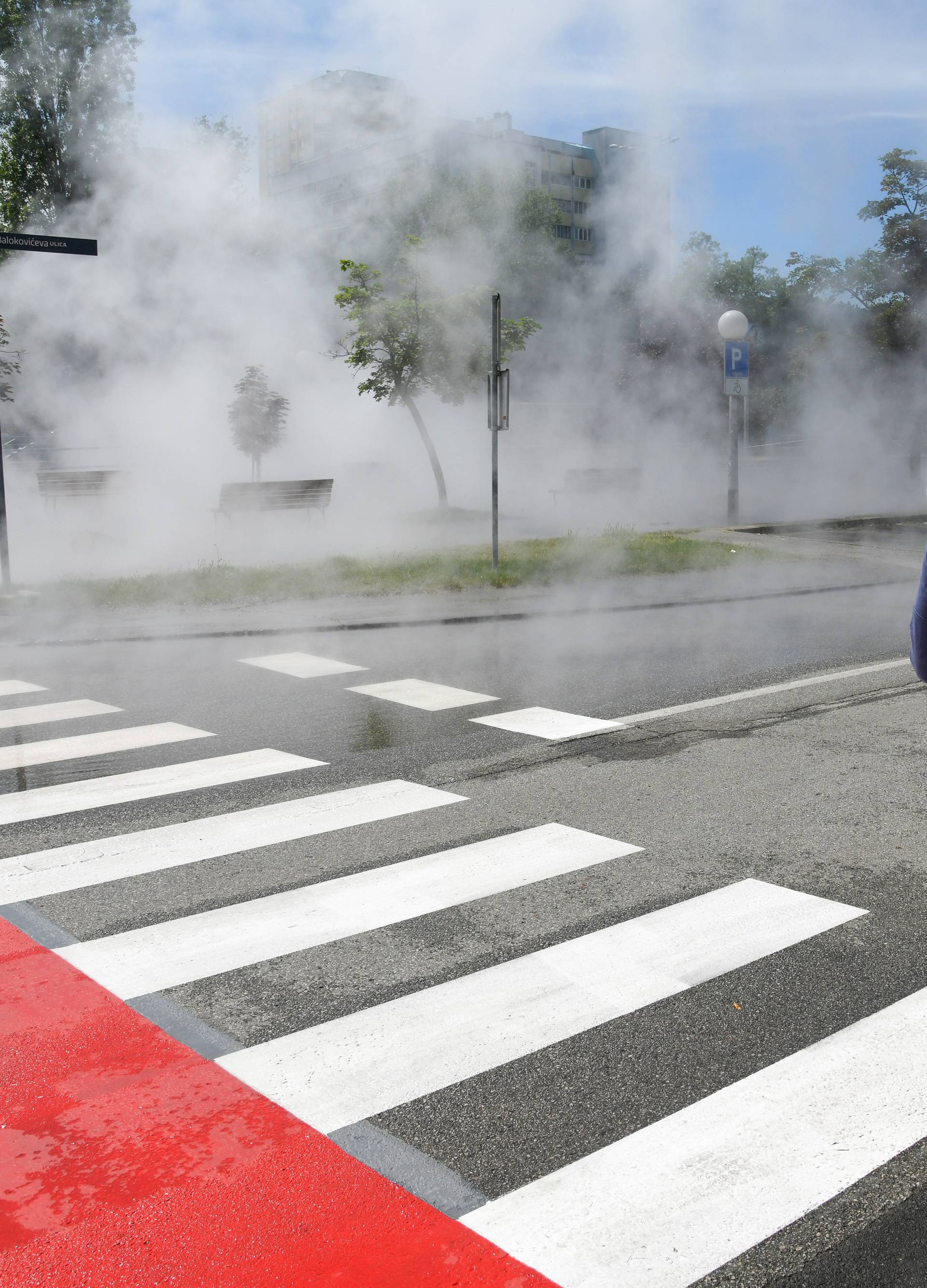 Video: Dio Novog Zagreba bez tople vode, pukao je vrelovod